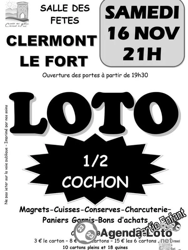 Loto Annuel de Clermont le Fort