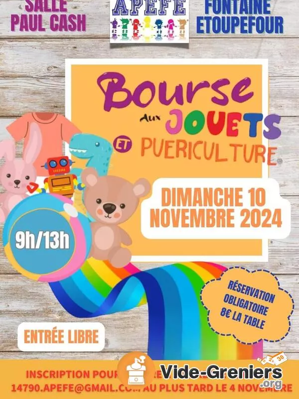 Bourse Aux Jouets, Vêtements Enfants et Puériculture