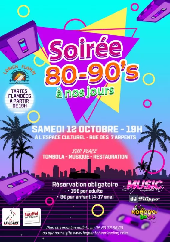 Soirée 80'S 90'S à Nos Jours