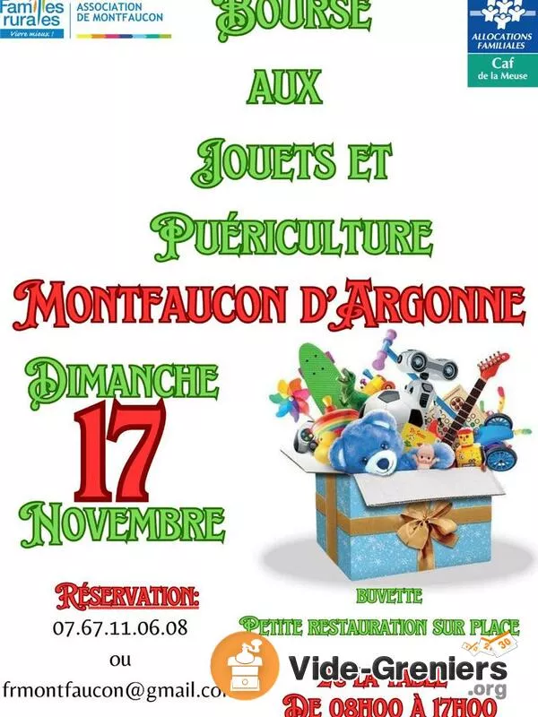 Bourse Aux Jouets et Puériculturemontfaucon d'Argonne