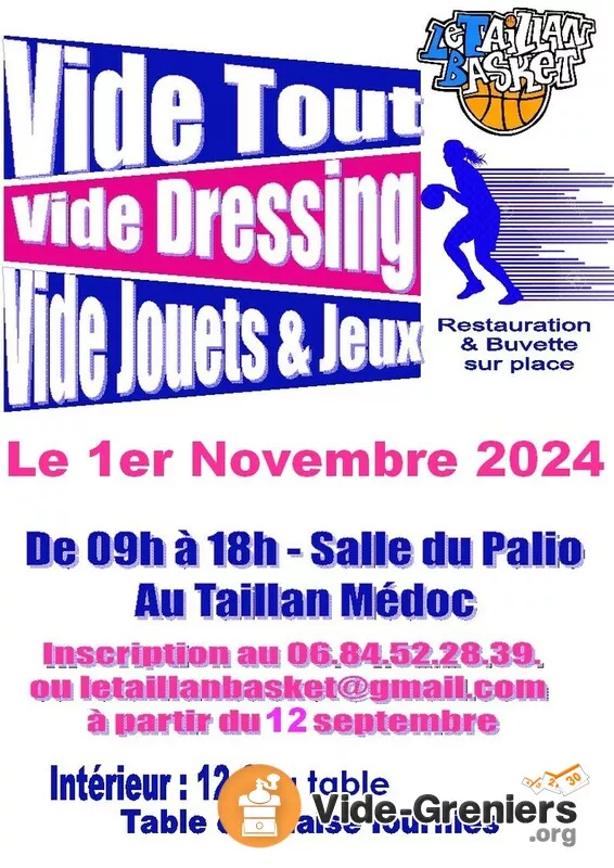 Vide Grenier Vide Dressing Vide Jouet du Taillan Basket