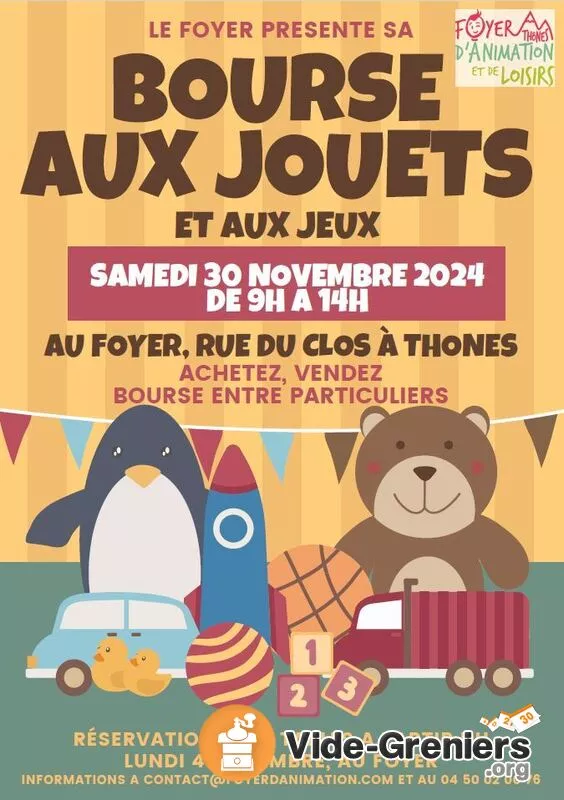 Bourse Aux Jouets du Foyer d'Animation