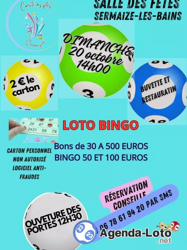 Loto Comité des Fêtes Sermaizien