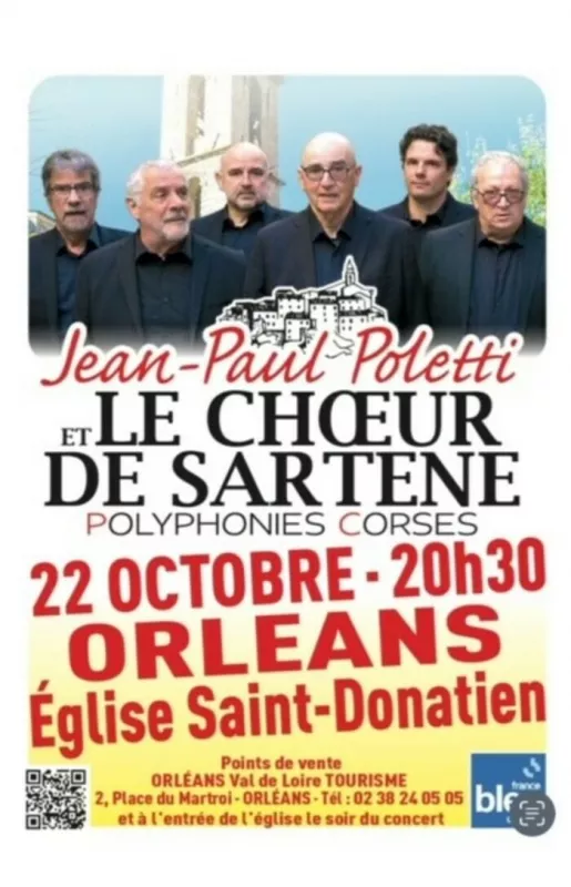 «Polyphonies Corses» avec Jean-Paul Poletti et le Choeur de Sartene