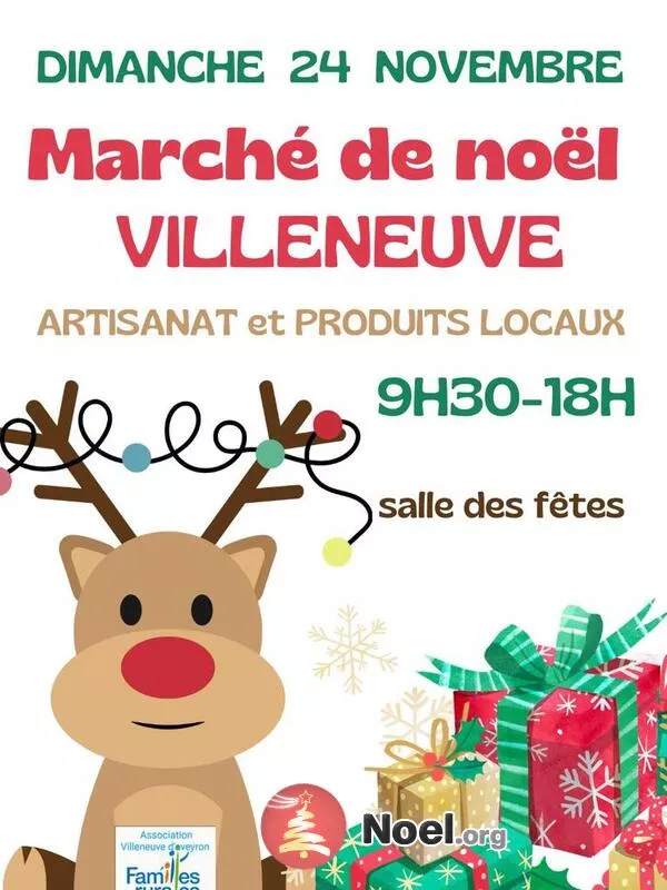 Marché de Noël de Villeneuve d'Aveyron