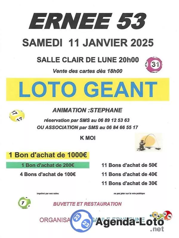 Loto Géant Animation Stéphane