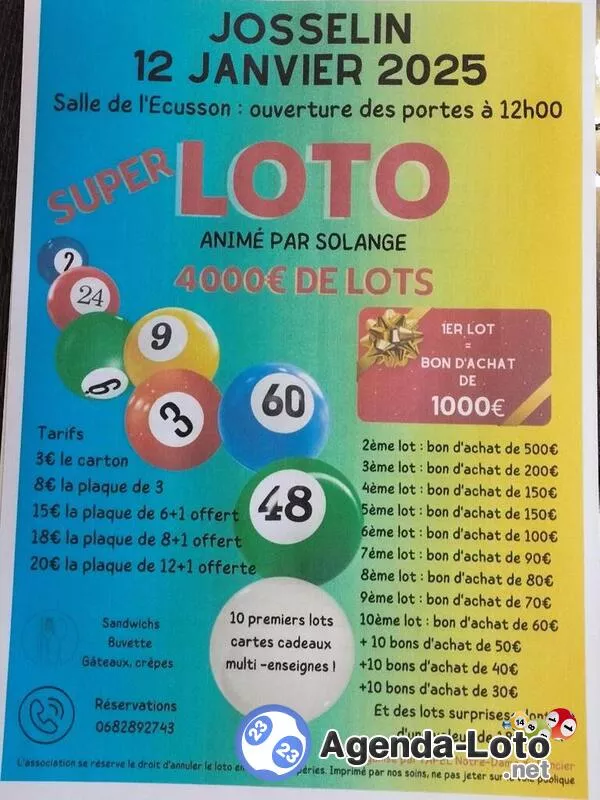 Super Loto Animé par Solange