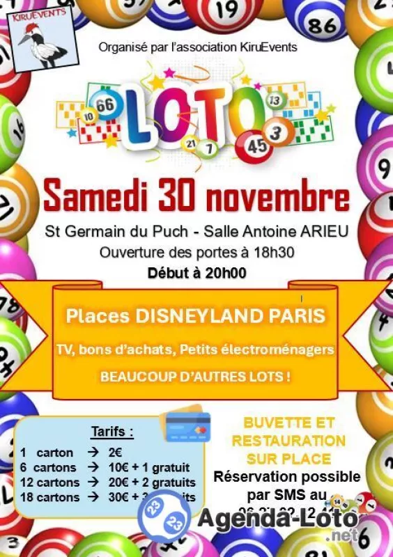 Grand Loto St Germain du Puch