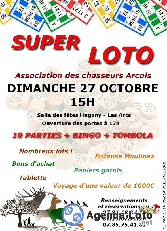 Loto des Chasseurs Arcois