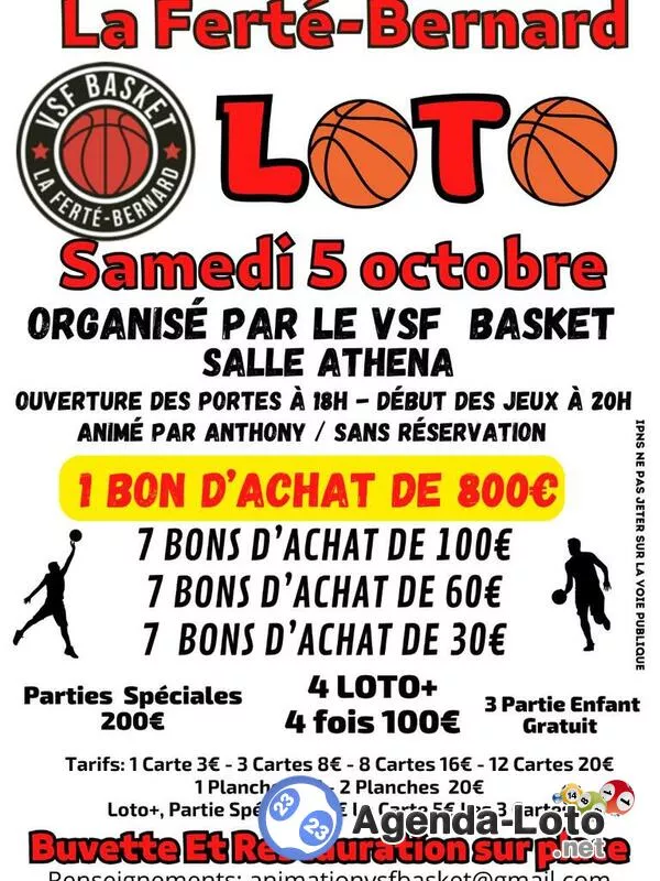 Loto du Vsf Basket