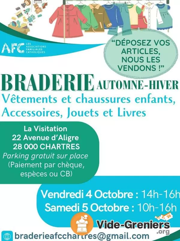 Braderie Automne Hiver, Jouets, Livres et Puériculture