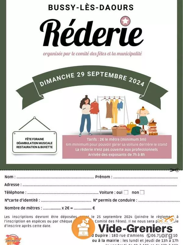 Réderie (Braderie) de Bussy-les-Daours