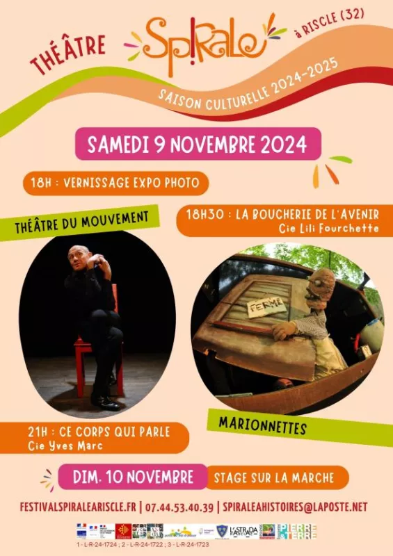 Un Week-End au Théâtre Spirale – 9 & 10 Novembre /