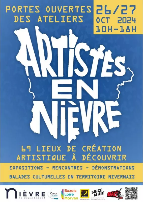 Portes Ouvertes des Ateliers d'Artistes en Nièvre