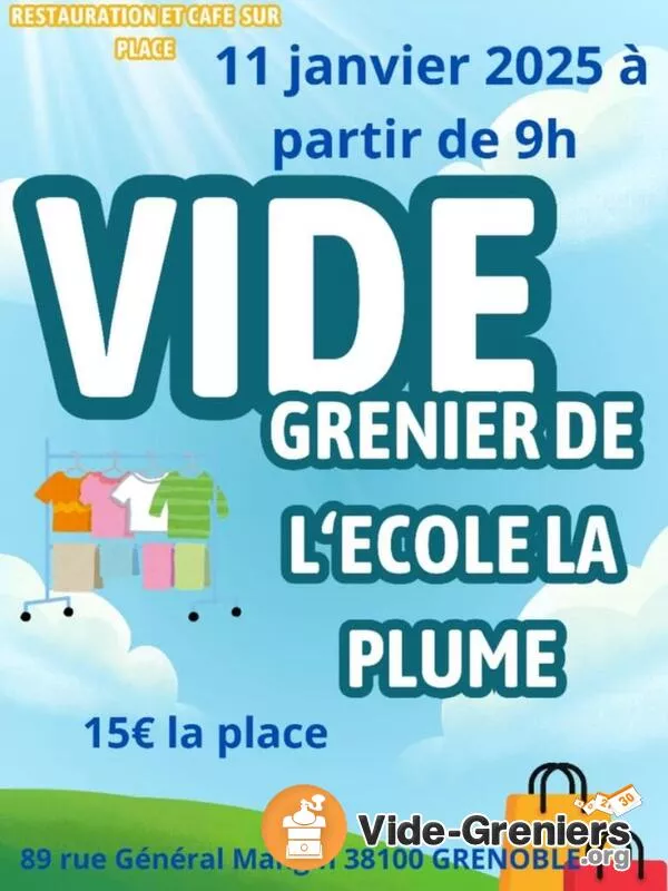 Vide Grenier Ecole la Plume