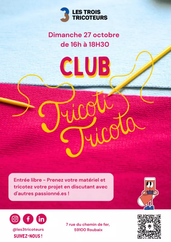 Club Tricoti-Tricota chez les Trois Tricoteurs