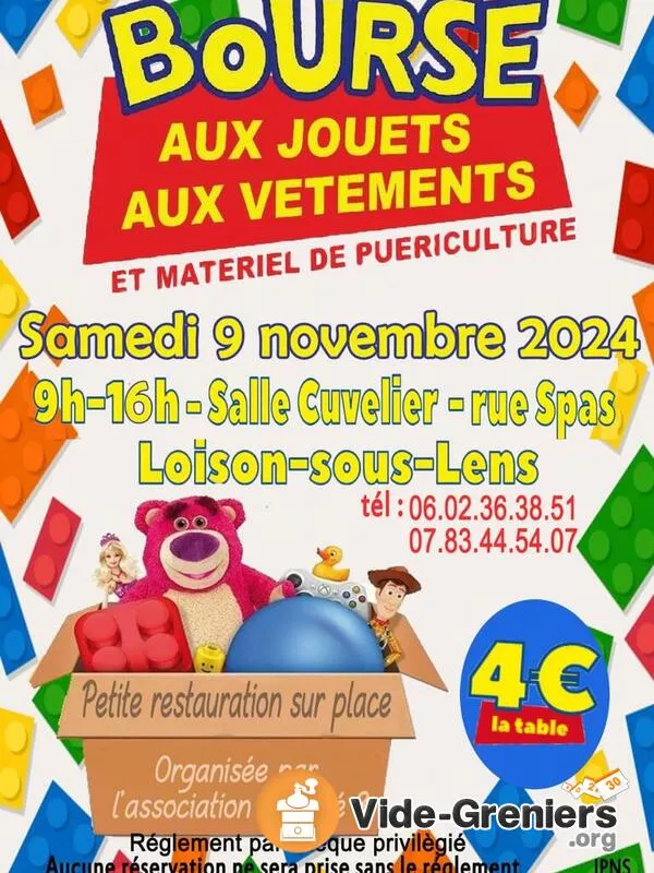 Bourse Aux Jouets Vêtements d'Enfants Puériculture