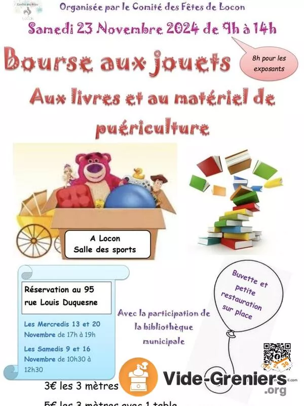 Bourse Aux Jouets, Aux Livres et Matériels de Puériculture