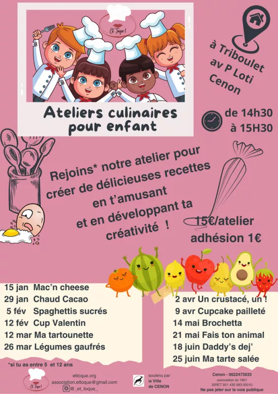 Ateliers Culinaires pour Enfant : Mac'N Cheese