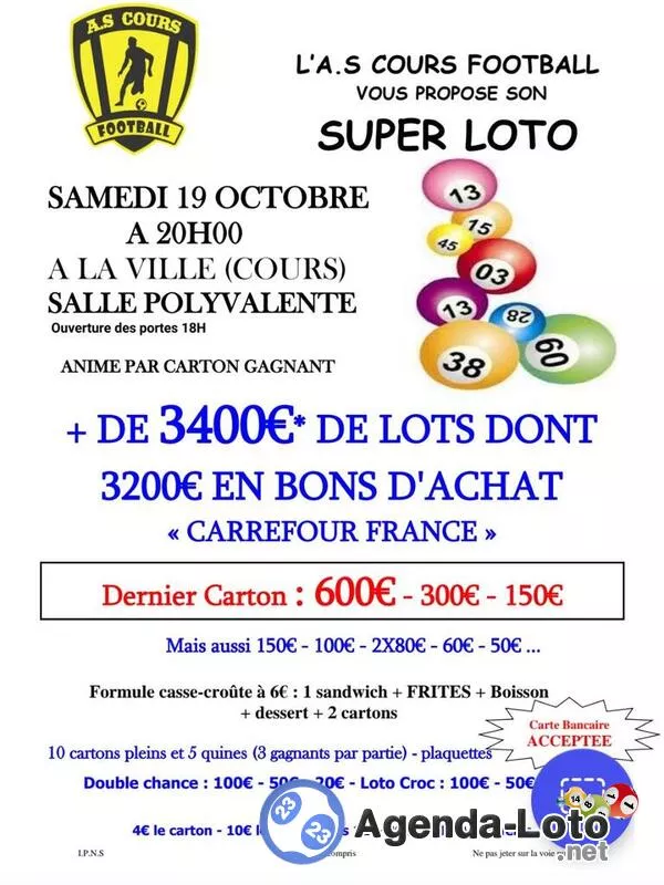 Loto As Cours