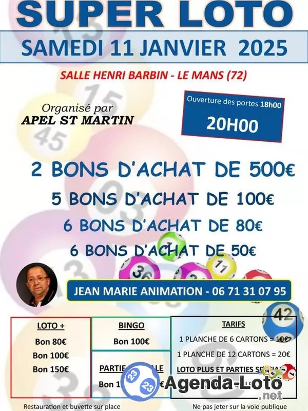 Super Loto Animation Jean Marie