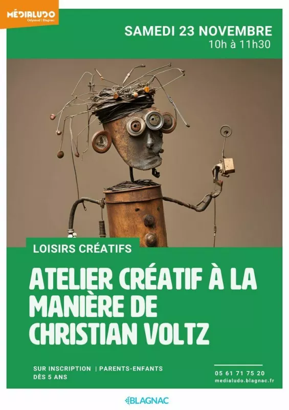 Atelier à la Manière de Christian Voltz-Samedi 23 Novembre