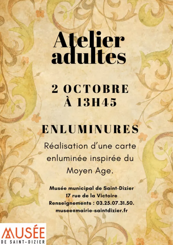 Atelier «Enluminures»