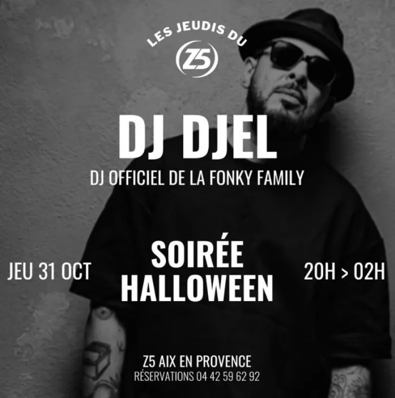 Soirée Halloween avec Dj Jel