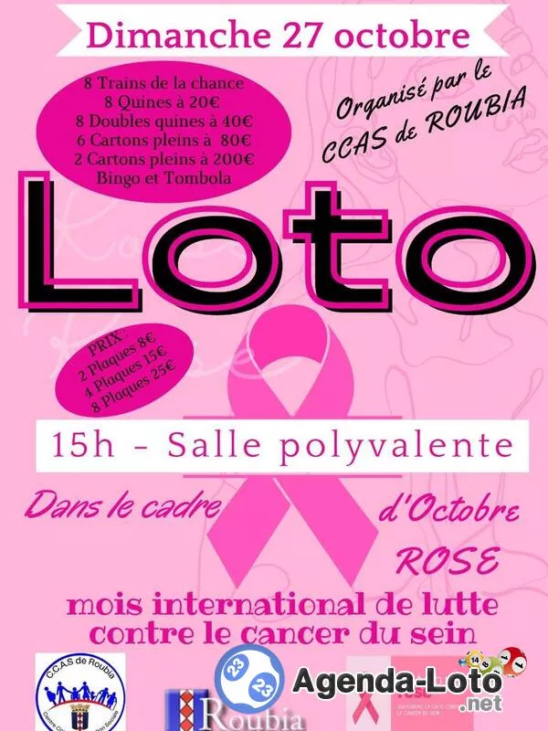 Loto en Faveur d'Octobre Rose