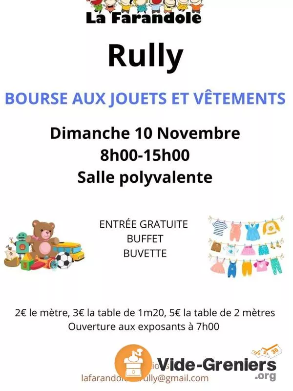 Bourse Aux Jouets et Aux Vêtements