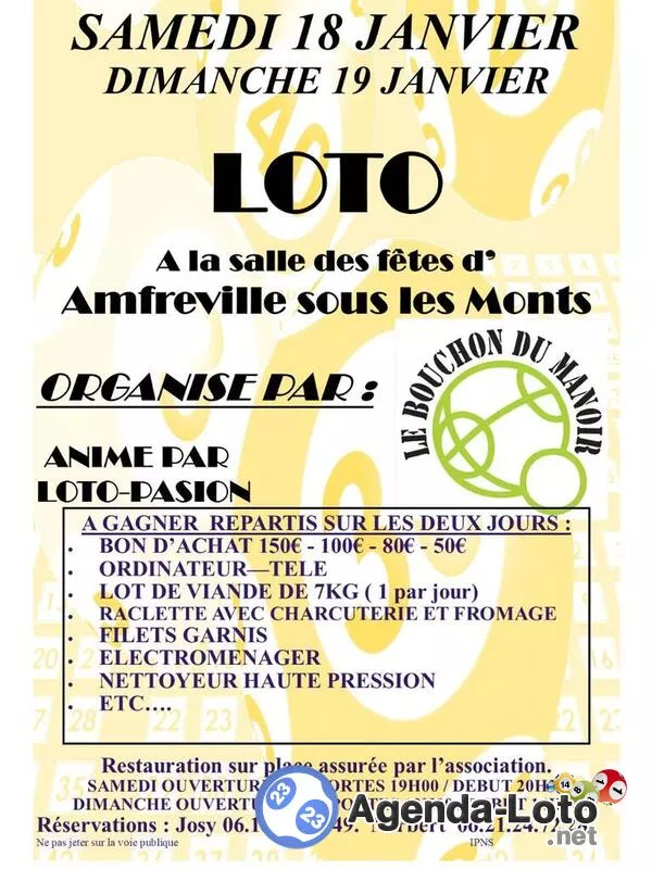 Le Bouchon du Manoir Animer par Loto Passion