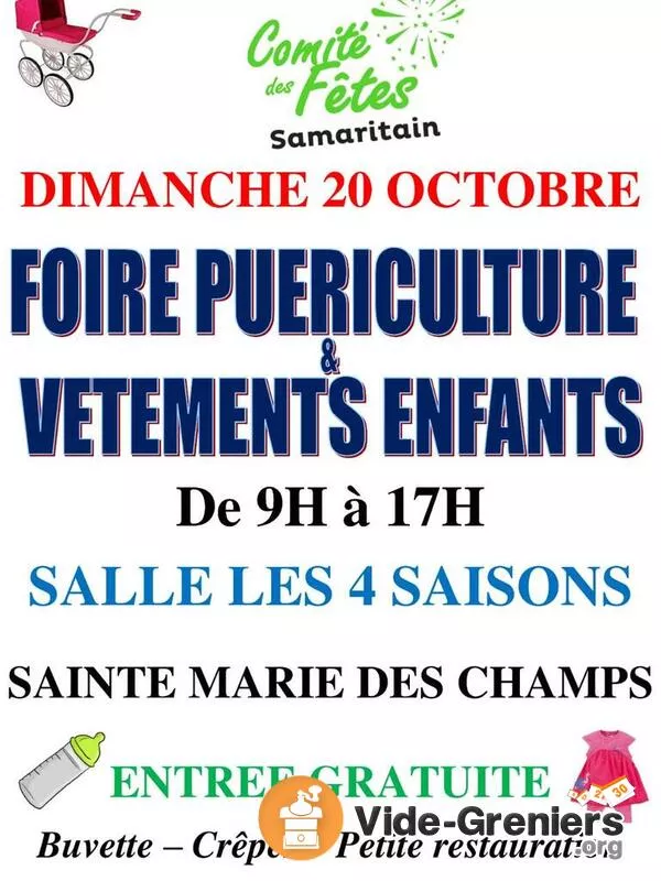 Foire à la Puériculture et Vêtements Enfants