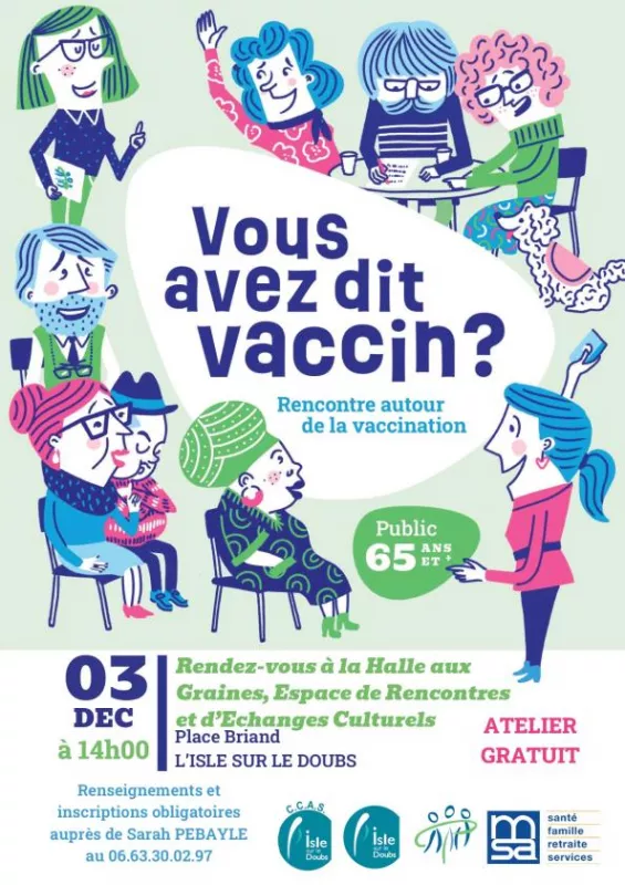 Atelier Gratuit «Vous Avez Dit Vaccin ?»-Seniors