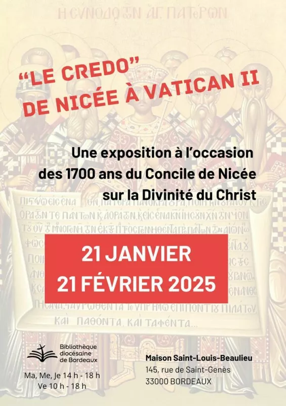 Exposition «le Crédo : de Nicée à Vatican II»