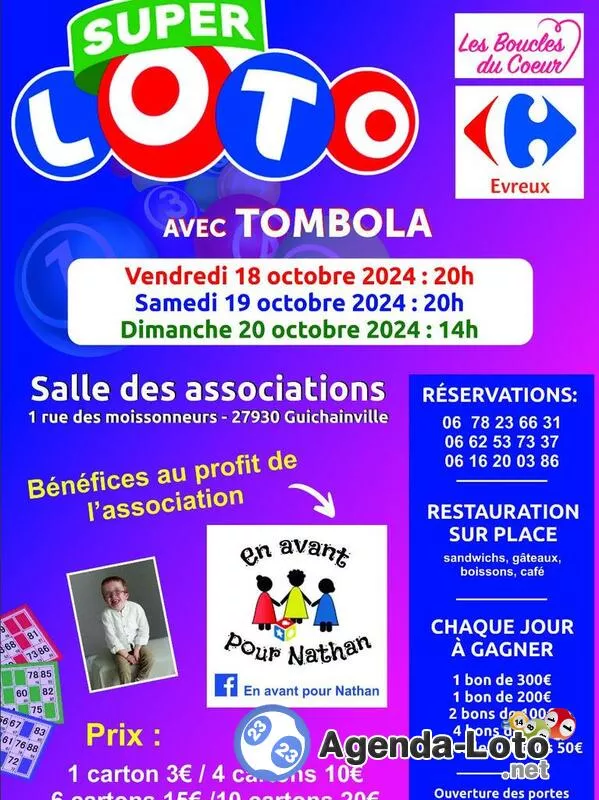 Loto 'en Avant pour Nathan'