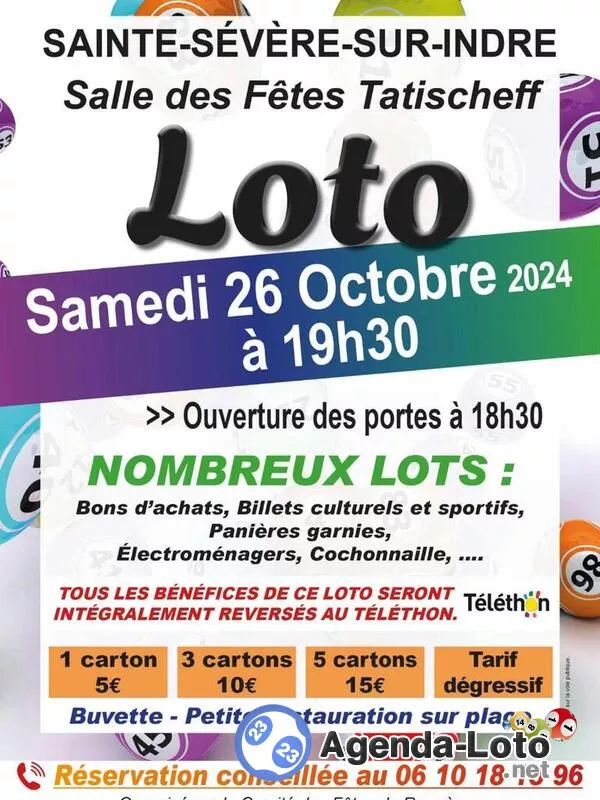 Loto au Bénéfice du Téléthon