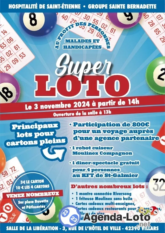 Loto Hospitalite Saint Etienne Groupe Sainte Bernadette