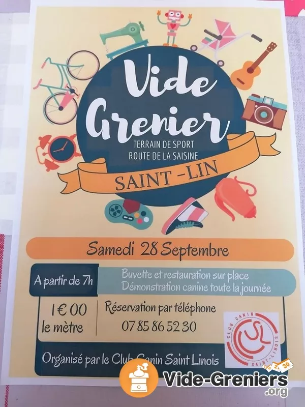 Vide Grenier Club Canin St Lin