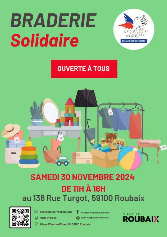 Braderie Solidaire du Secours Populaire