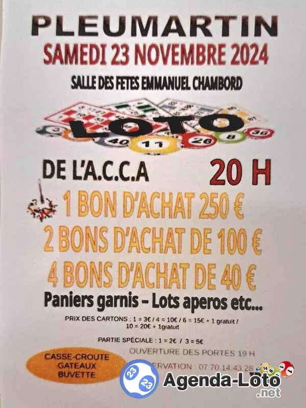 Loto des Chasseurs A.c.c.a