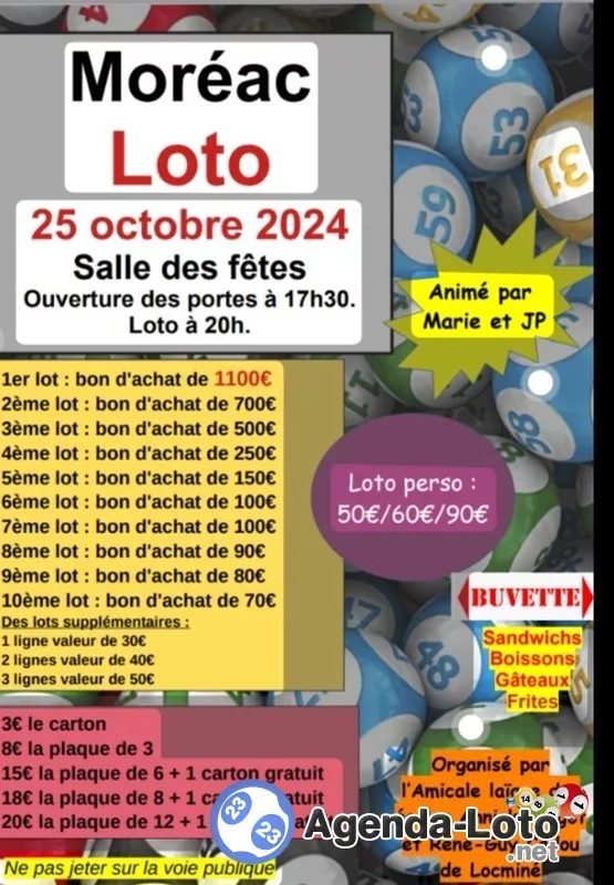 Loto de l'Amicale Laïque des Écoles de Locminé