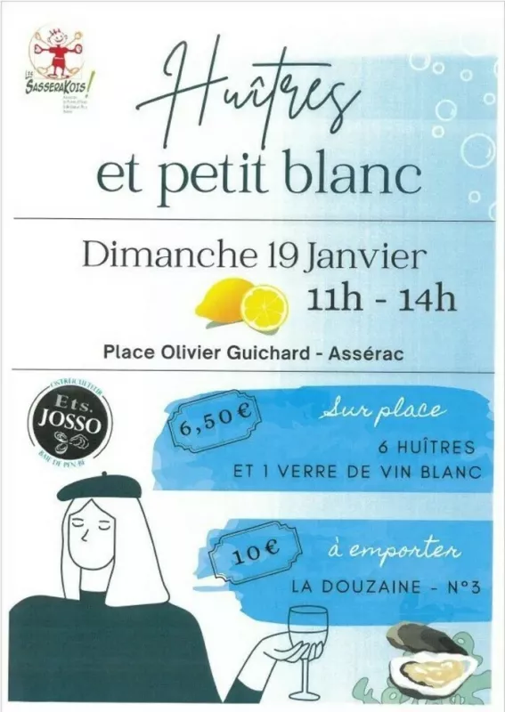 Huîtres et Petit Blanc