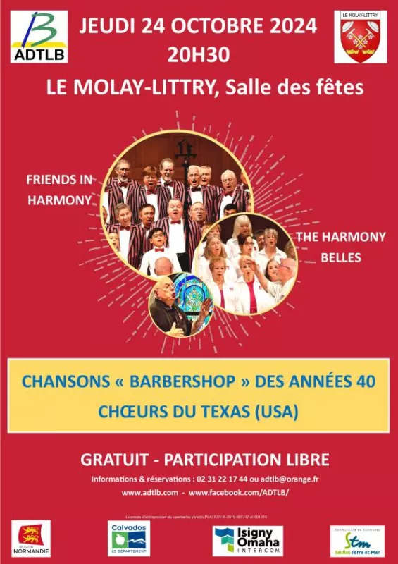 Concert de Musique et Chants «Barbershop»