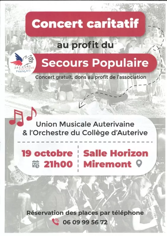 Concert Caritatif au Profit du Secours Populaire