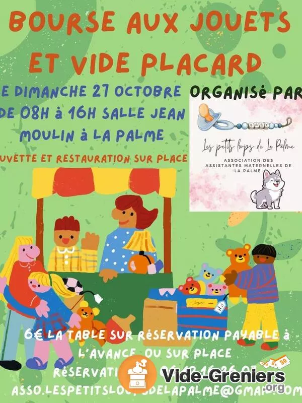 Bourse Aux Jouets et Vide Placard Association des Petits Lou