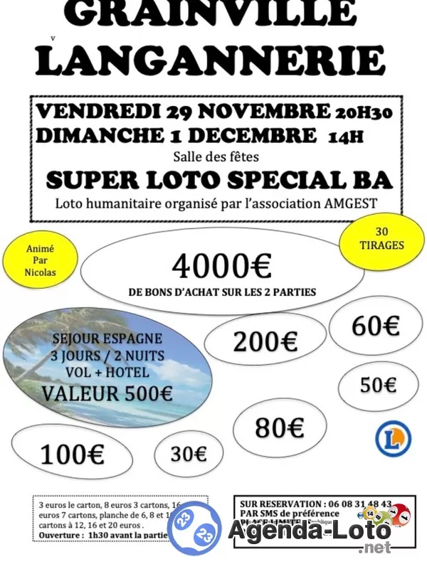 Super Loto Animé par Nicolas