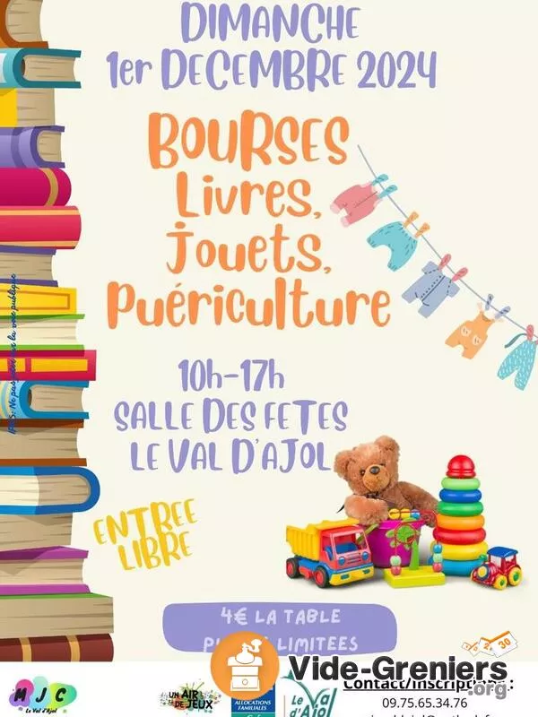 Bourses Aux Jouets, Livres et Puériculture