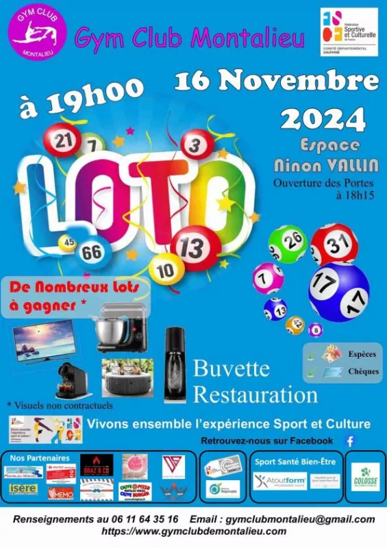 Traditionnel Loto du Gym Club Montalieu