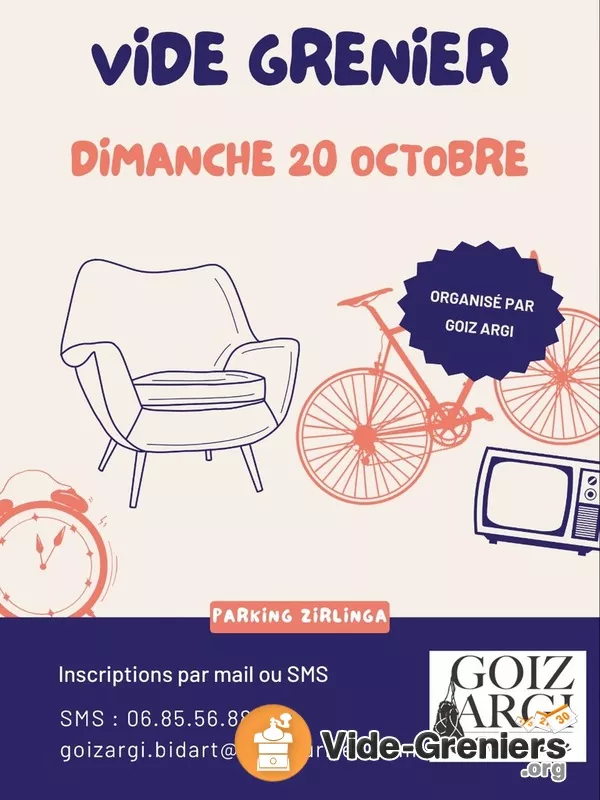 Vide Grenier Organisé par L’association Goiz Argi