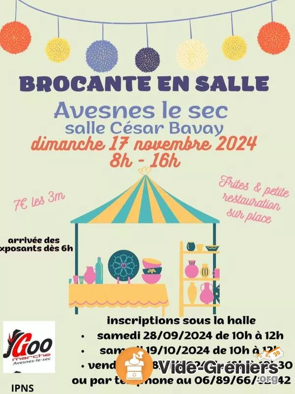 Brocante en Salle